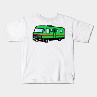 The green motorhome Kids T-Shirt